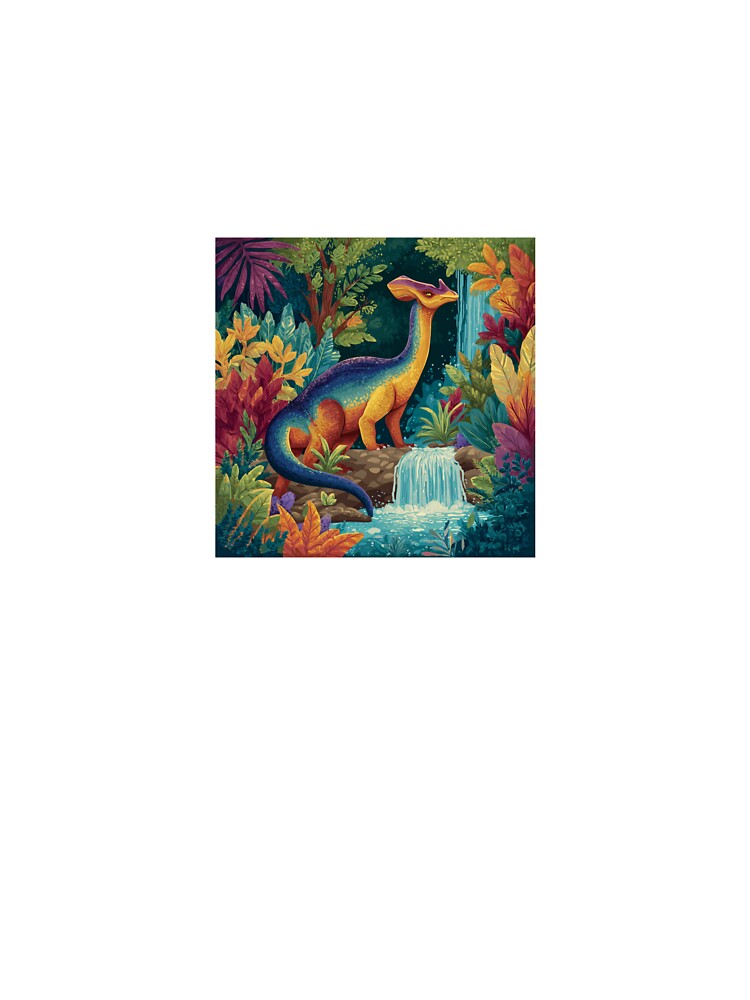 Majestic Parasaurolophus in Rainforest by Bambear T-Shirts, Hoodie, Sweatshirt | BlankRebels.com (Image 3)