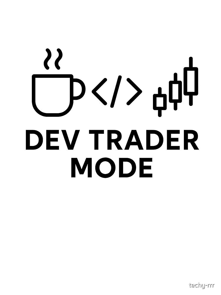 Dev Trader Mode — Code, Charts & Caffeine by techy-rrr T-Shirts, Hoodie, Sweatshirt | BlankRebels.com (Image 3)
