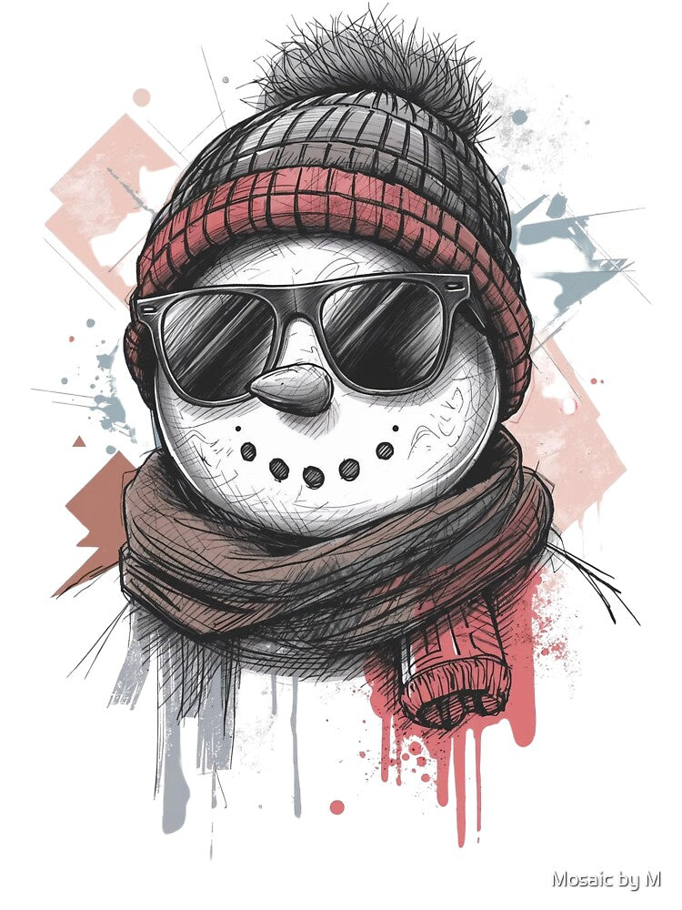 Frosty Urban Vibes Snowman vol. 3 by Mosaic by M T-Shirts, Hoodie, Sweatshirt | BlankRebels.com (Image 3)