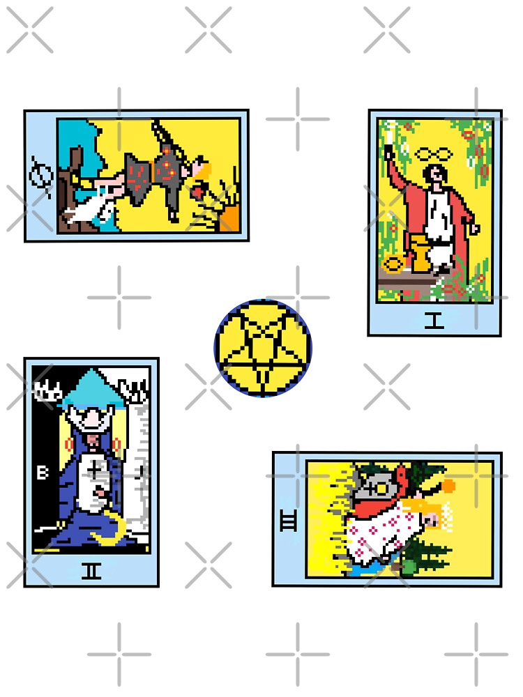 Pixel Waite Tarot - 69th Sticker Pack and Magnets by Pixel Waite T-Shirts, Hoodie, Sweatshirt | BlankRebels.com (Image 3)
