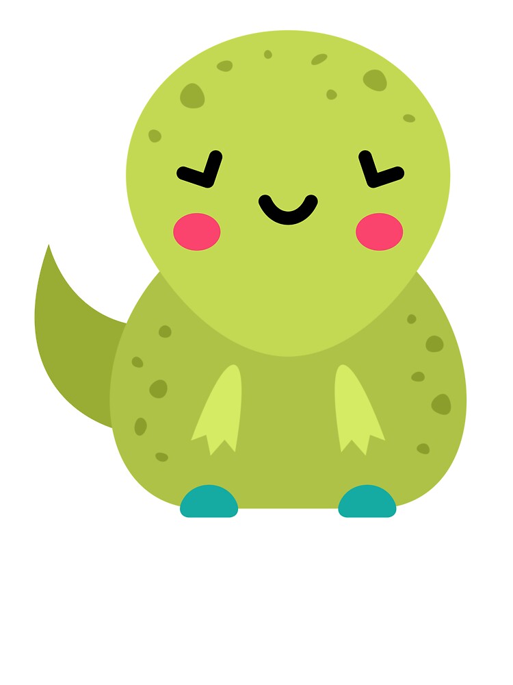 Kawaii Velociraptor Adorable Dino Design by missbobbit T-Shirts, Hoodie, Sweatshirt | BlankRebels.com (Image 2)