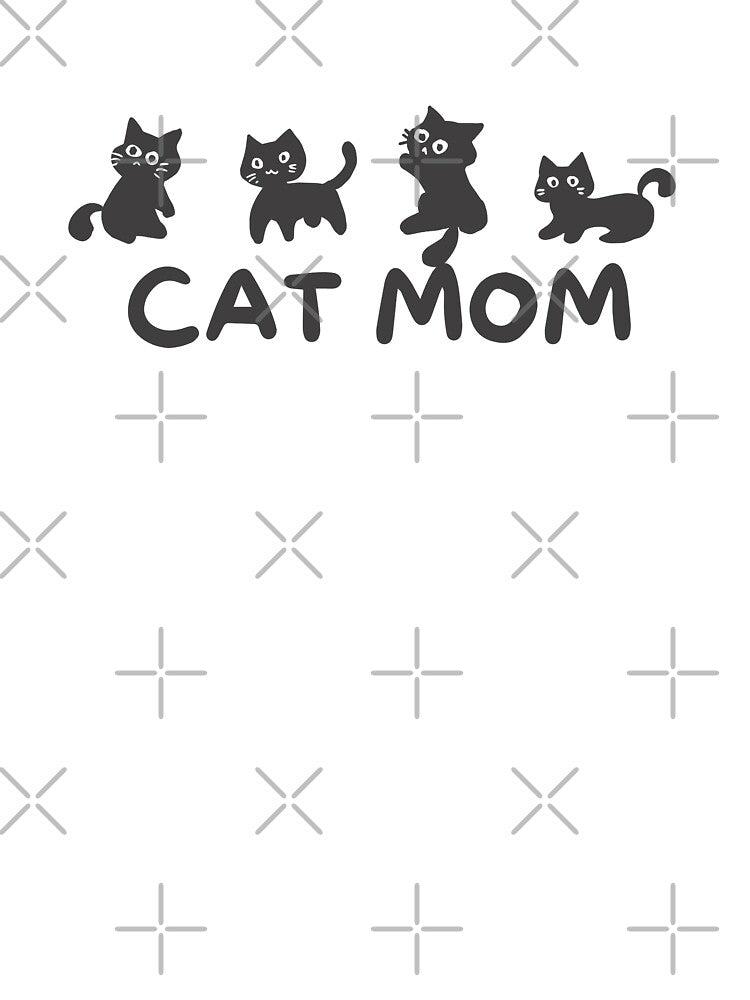Cat Mom Life – Cute Cat Lover Graphic by BOSSDOT T-Shirts, Hoodie, Sweatshirt | BlankRebels.com (Image 3)