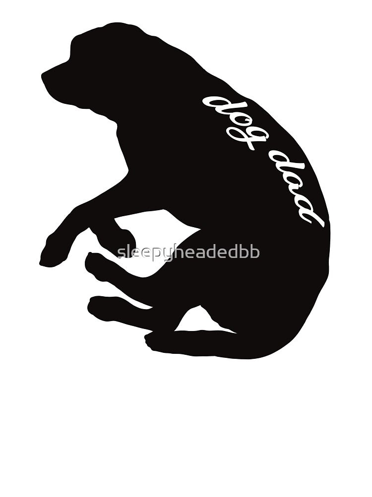 Dog Dad Silhouette by sleepyheadedbb