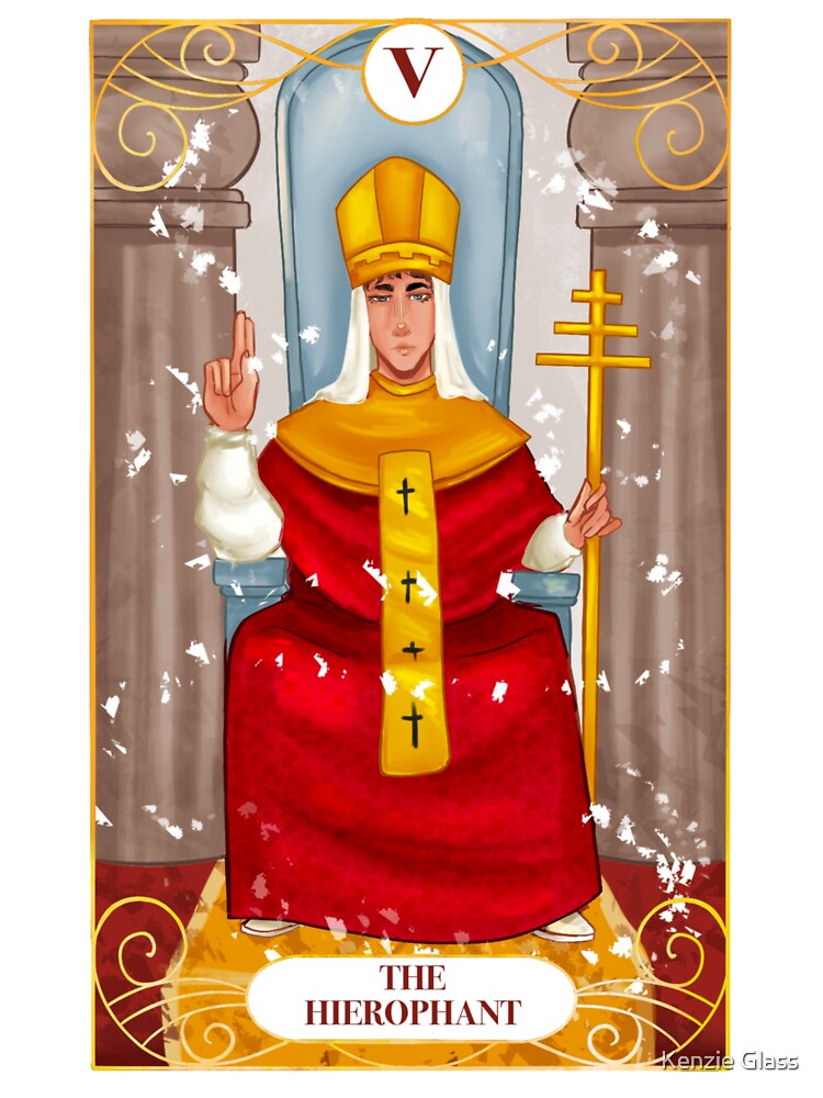 Hierophant Tarot Card by Kenzie Glass T-Shirts, Hoodie, Sweatshirt | BlankRebels.com (Image 3)