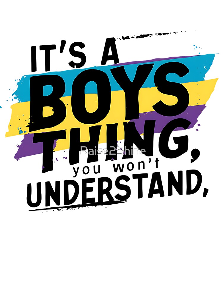 It`s A Boys Thing You Won`t Understand Retro Color Brushes Typographic Design by Raise2Shine T-Shirts, Hoodie,... (Image 3)