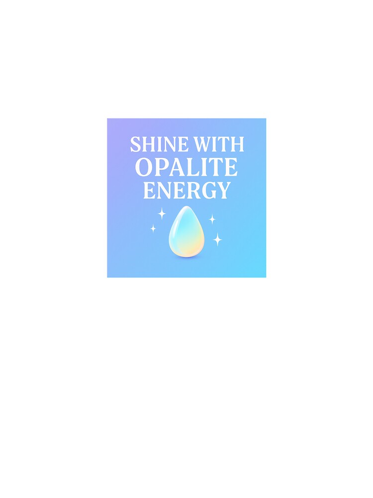 ✨ Shine with Opalite Energy – Positive Vibes Crystal Design by LoaiArt T-Shirts, Hoodie, Sweatshirt (Image 3)