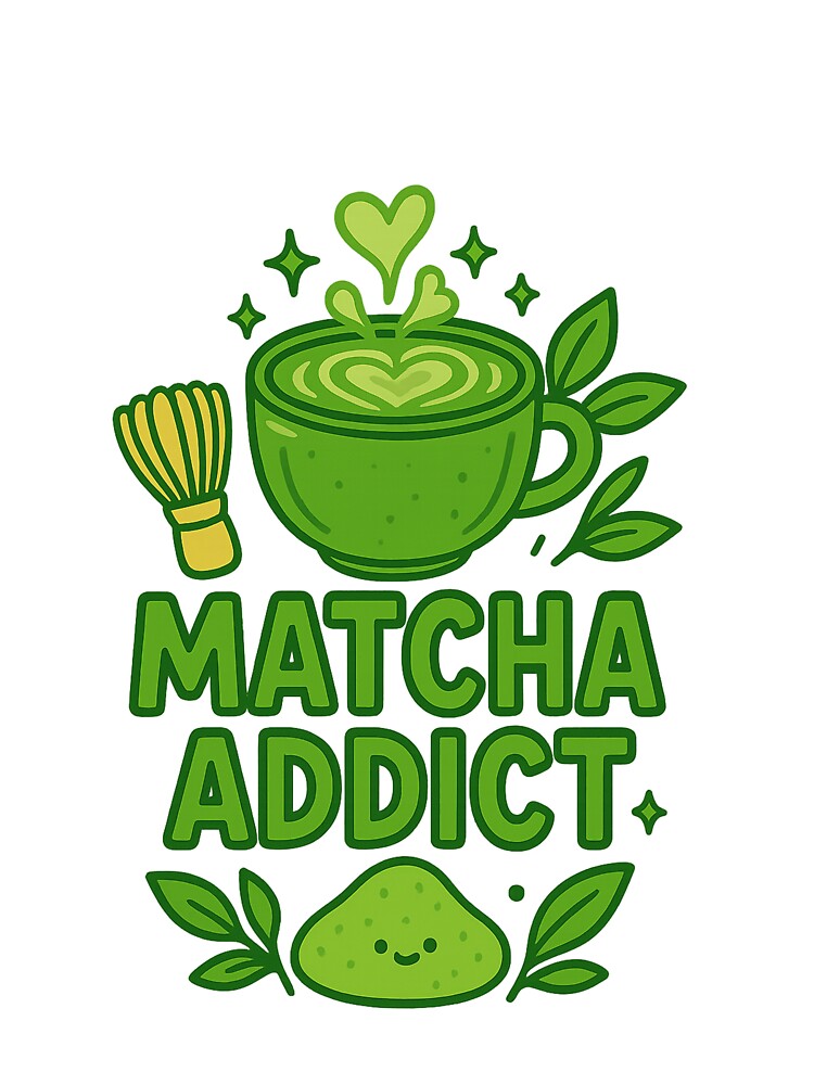 Matcha Addict! by VelvetHeat T-Shirts, Hoodie, Sweatshirt | BlankRebels.com (Image 3)
