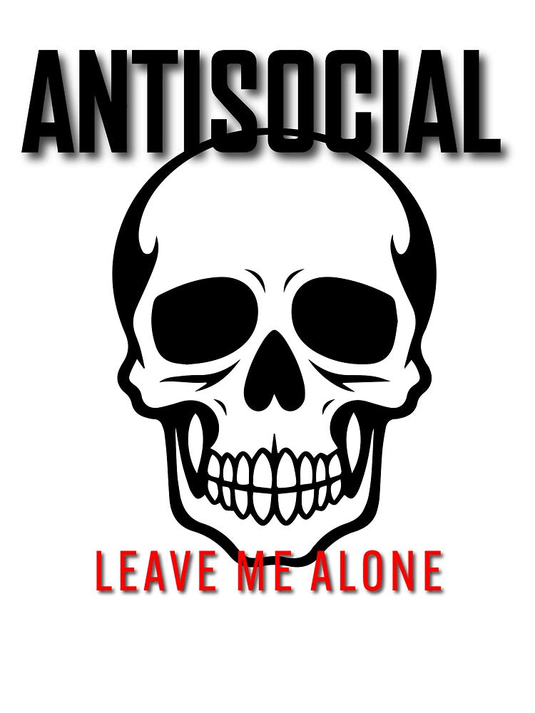 Antisocial by Nukindofcrazy T-Shirts, Hoodie, Sweatshirt | BlankRebels.com (Image 3)