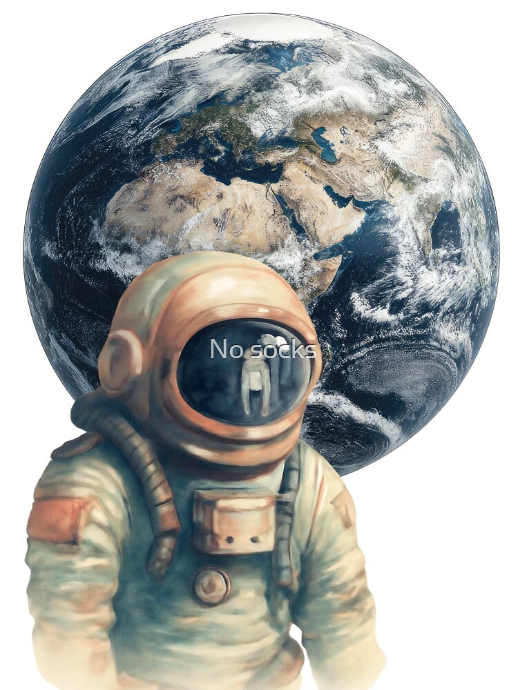 Astronaut - watercolor by No socks T-Shirts, Hoodie, Sweatshirt | BlankRebels.com (Image 3)