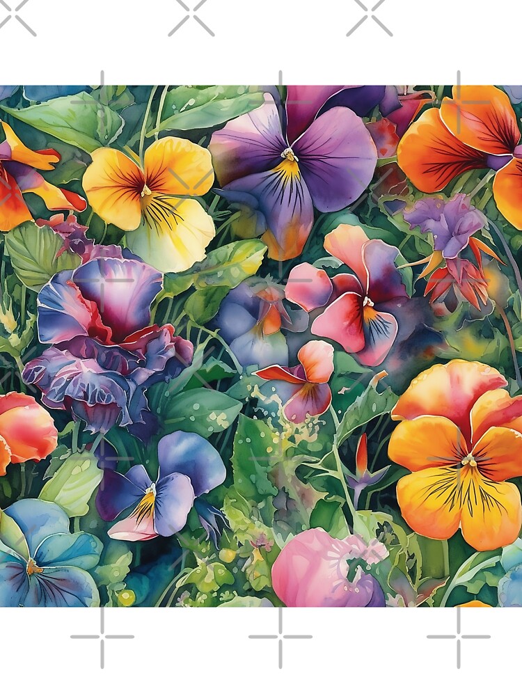 Springtime Floral Blooms 19 : Watercolor Floral Seamless Pattern for DIY Crafts and Home Decor by Shadi Rosenow... (Image 3)