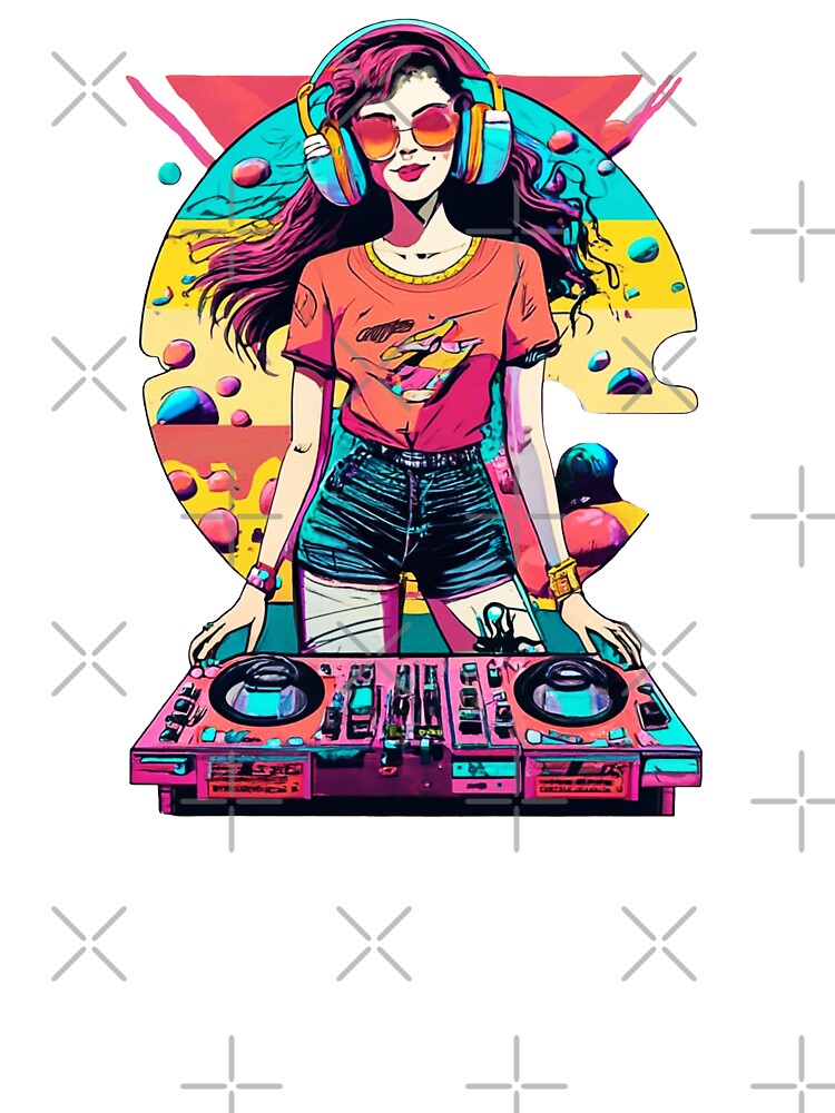Dj electronic woman by NotesForMusic T-Shirts, Hoodie, Sweatshirt | BlankRebels.com (Image 3)