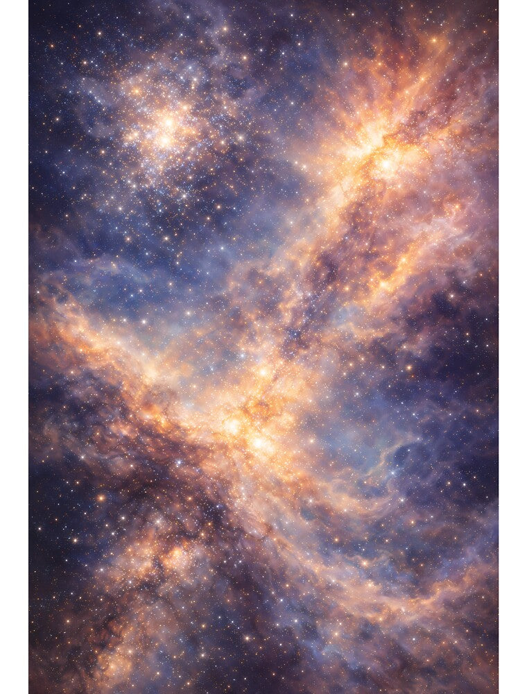 Radiant Galaxy in Luminous Hues | Vibrant Cosmic Art by UniqueArts23 T-Shirts, Hoodie, Sweatshirt | BlankRebels.com (Image 3)