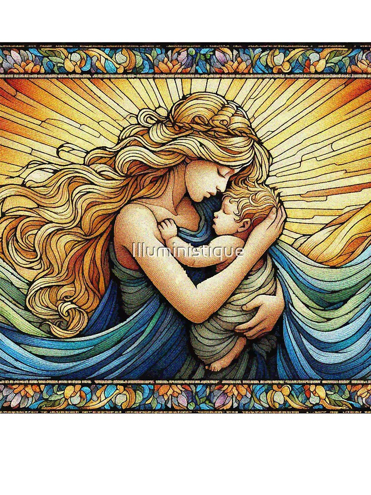 Embrace of Love A Mother's Tender Hug Mothers Day by Illuministique T-Shirts, Hoodie, Sweatshirt | BlankRebels.com (Image 3)