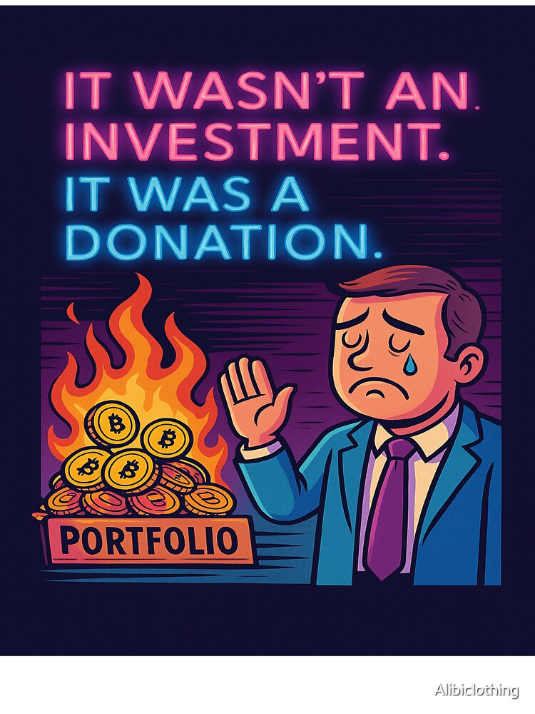 It Wasn’t an Investment. It Was a Donation. – Crypto Meme by Alibiclothing T-Shirts, Hoodie, Sweatshirt (Image 3)