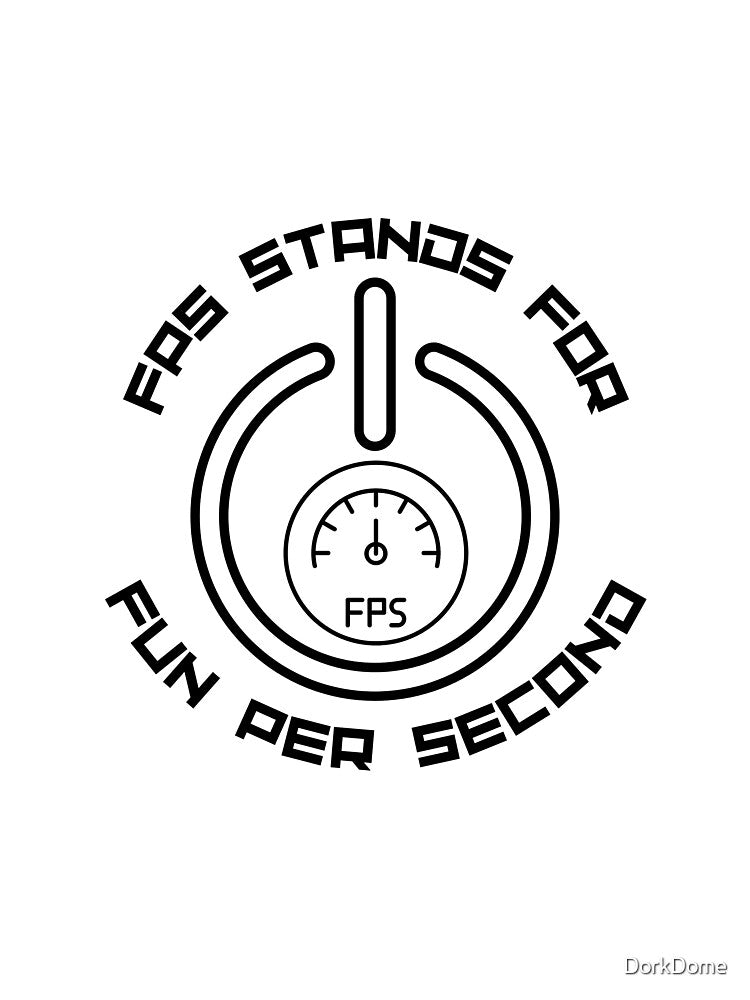 Frames Per Second Funny Gamer by DorkDome T-Shirts, Hoodie, Sweatshirt | BlankRebels.com (Image 3)