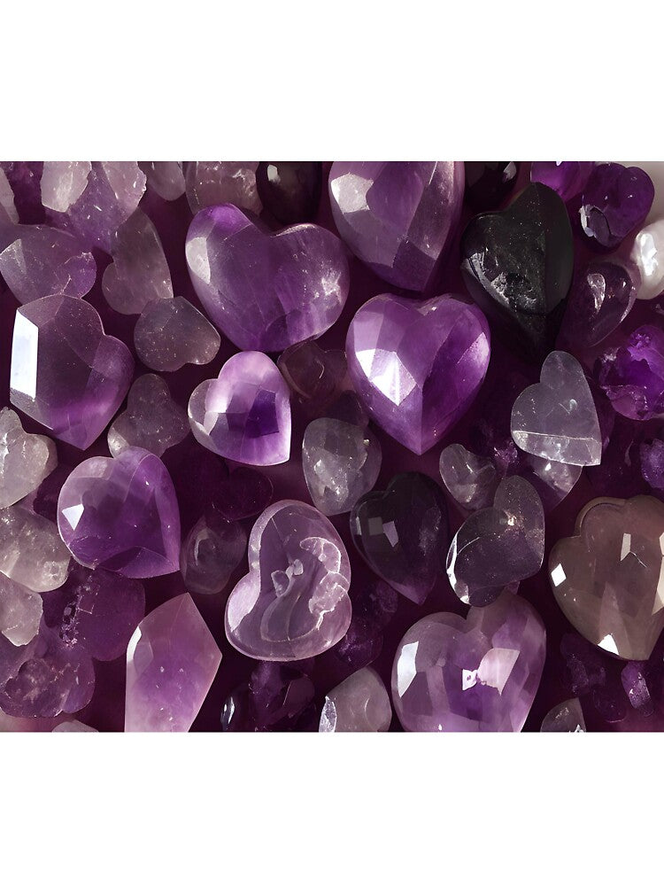 Amethyst 3 Hearts by christineiris T-Shirts, Hoodie, Sweatshirt | BlankRebels.com (Image 3)
