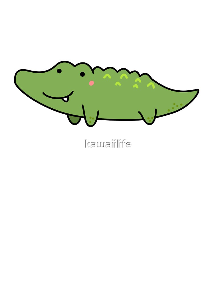 Kawaii Crocodile by kawaiilife T-Shirts, Hoodie, Sweatshirt | BlankRebels.com (Image 3)