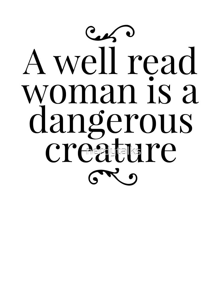 A Well Read Woman by nerdytalks T-Shirts, Hoodie, Sweatshirt | BlankRebels.com (Image 3)
