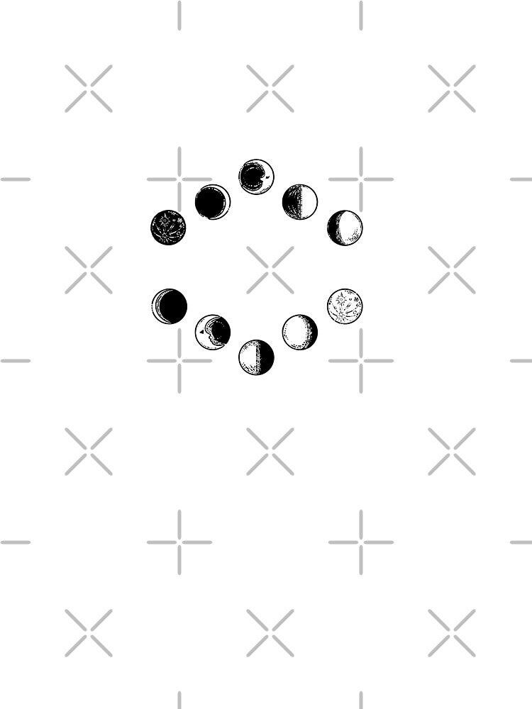 [Black.ver] A change in the shape and phase of the MOON by MYOMYO T-Shirts, Hoodie, Sweatshirt | BlankRebels.com (Image 3)