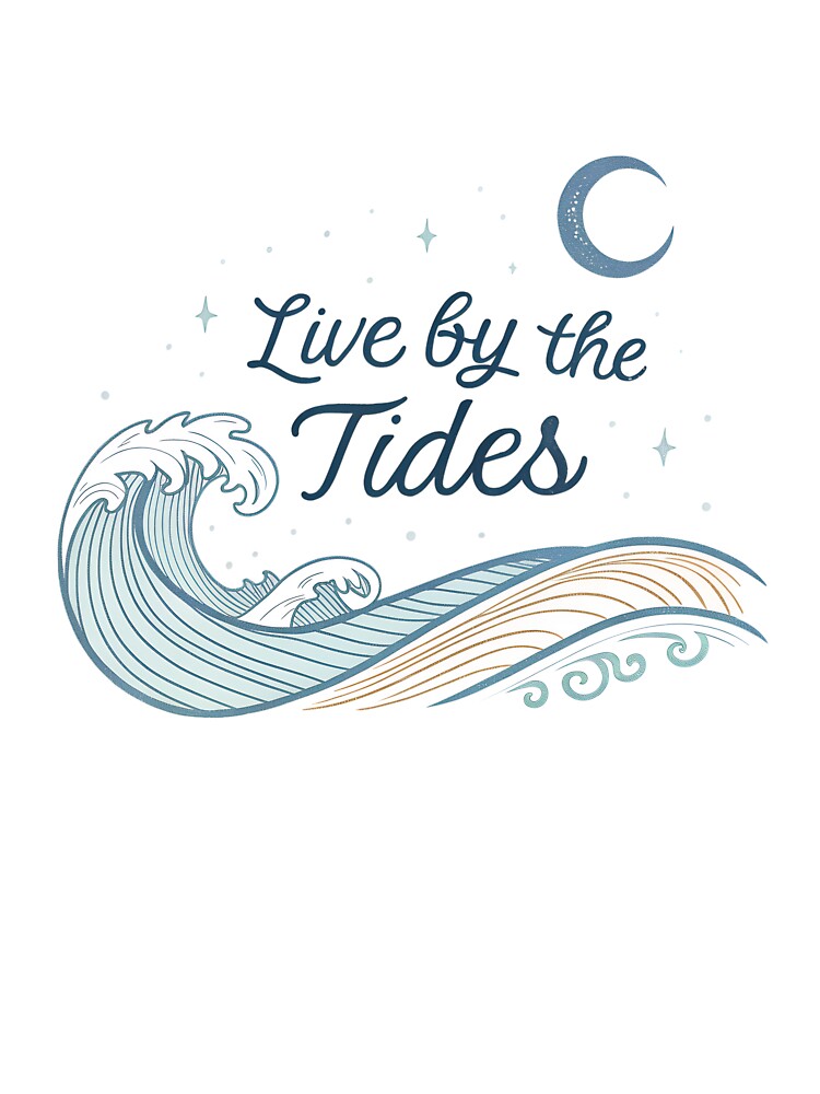 Live By The Tides by SineGeneva T-Shirts, Hoodie, Sweatshirt | BlankRebels.com (Image 3)
