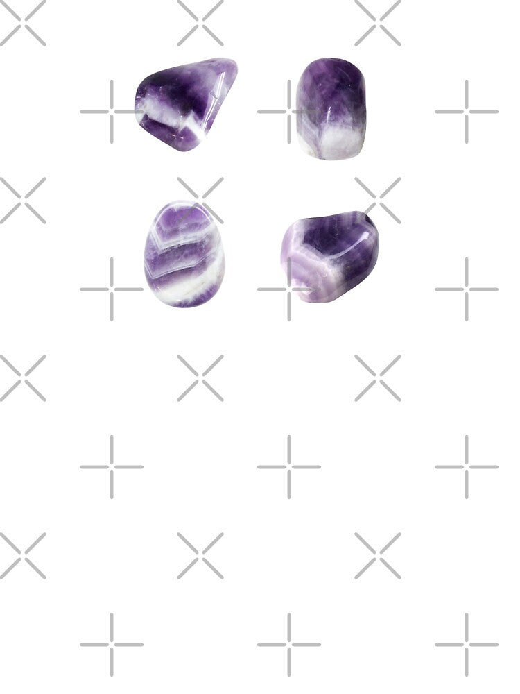 Chevron Amethyst / Banded Amethyst Crystal by mooneko T-Shirts, Hoodie, Sweatshirt | BlankRebels.com (Image 3)