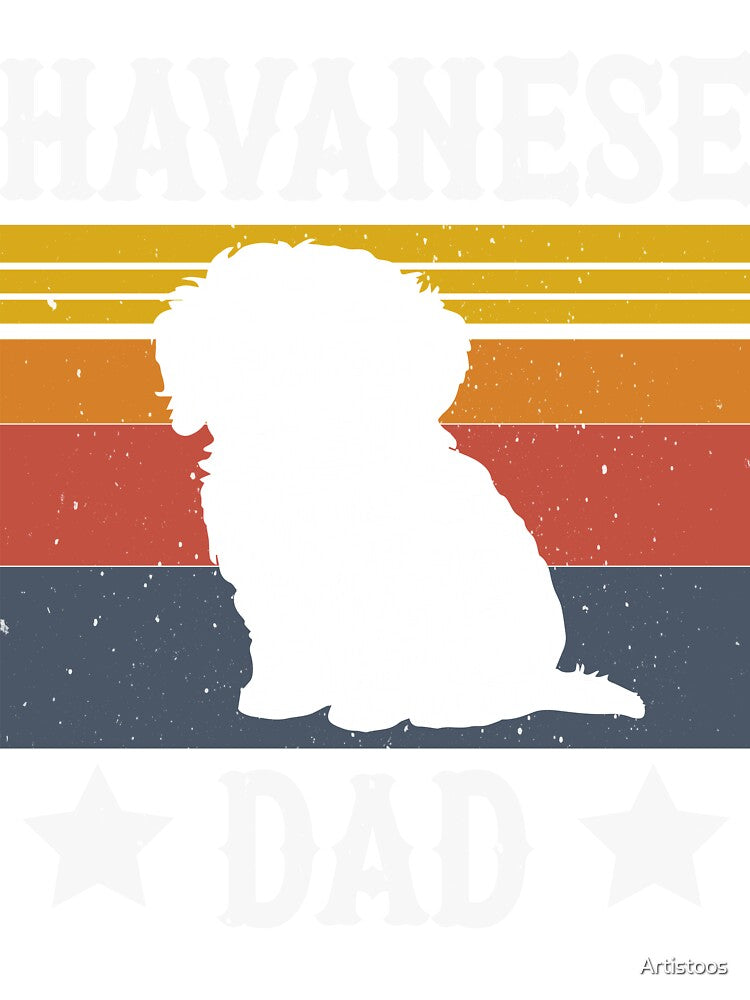 Dog Havanese Dad - Vintage Havanese Dad by Artistoos T-Shirts, Hoodie, Sweatshirt | BlankRebels.com (Image 3)