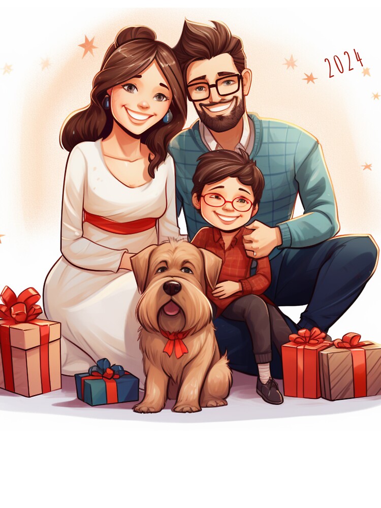 Christmas Surprise " My Magnificent Family and Our Surprised Dog " Gift by WeekendSurprise T-Shirts, Hoodie,... (Image 3)