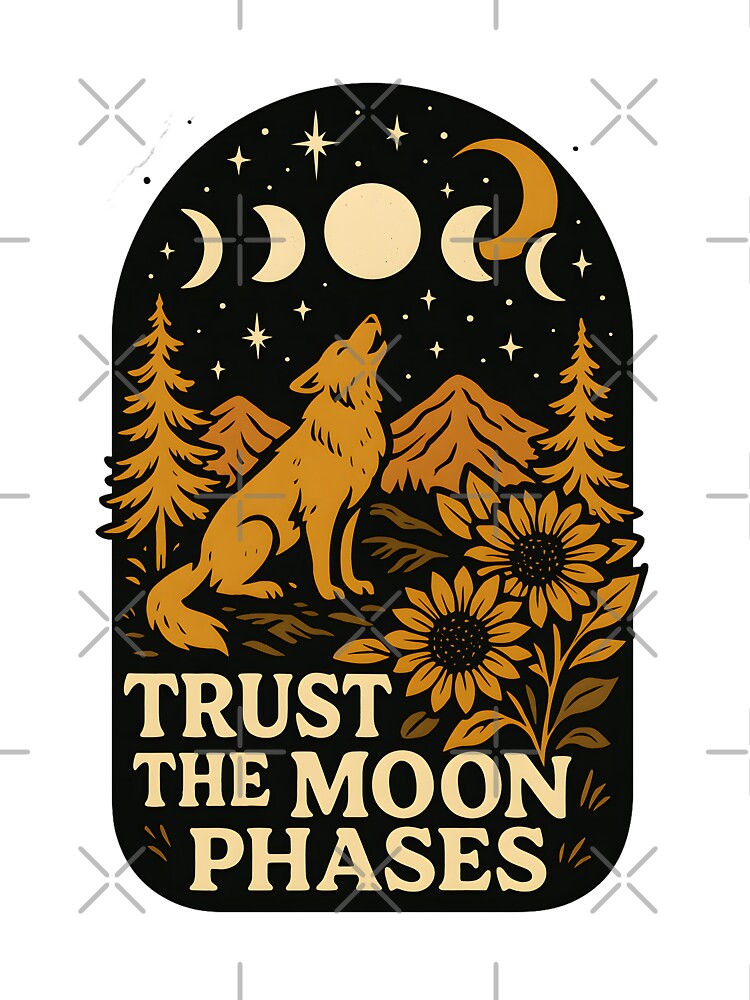 Trust the moon phases by inkNext T-Shirts, Hoodie, Sweatshirt | BlankRebels.com (Image 3)