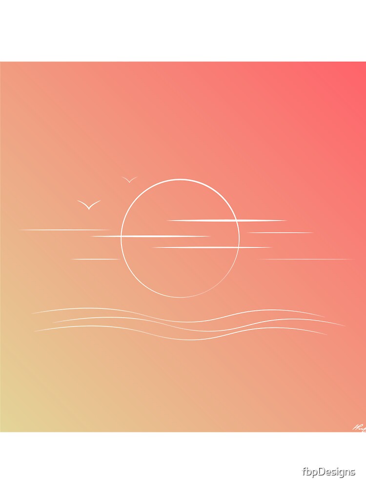 Simple sunset by fbpDesigns T-Shirts, Hoodie, Sweatshirt | BlankRebels.com (Image 3)