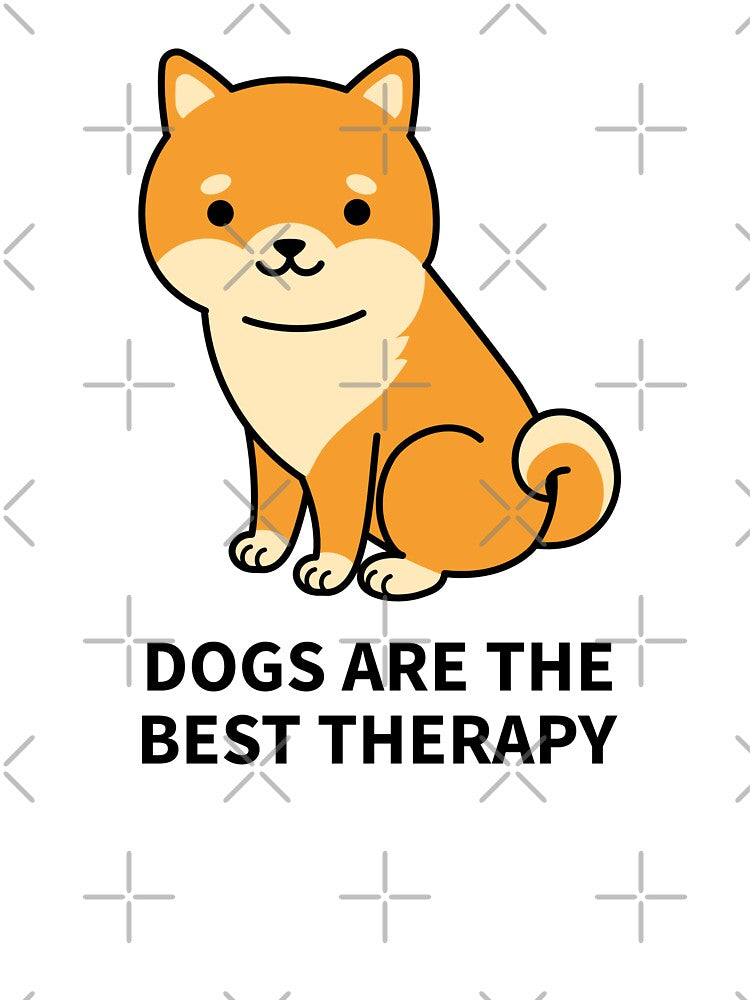 Dogs Are The Best Therapy Cute Dog by Harmonick-Tees Hoodie, Sweatshirt | BlankRebels.com (Image 3)