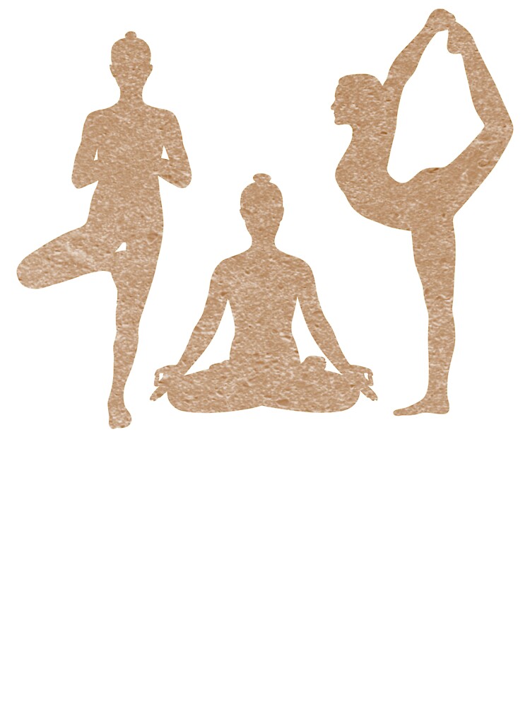 Three Yoga Poses: Tree, Lotus, and Dancer by Laanas55 T-Shirts, Hoodie, Sweatshirt | BlankRebels.com (Image 3)