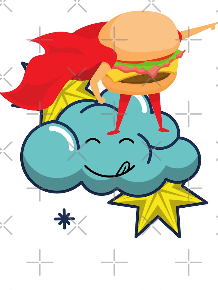 Burger Supernatural Power by BeepTreasure T-Shirts, Hoodie, Sweatshirt | BlankRebels.com (Image 3)