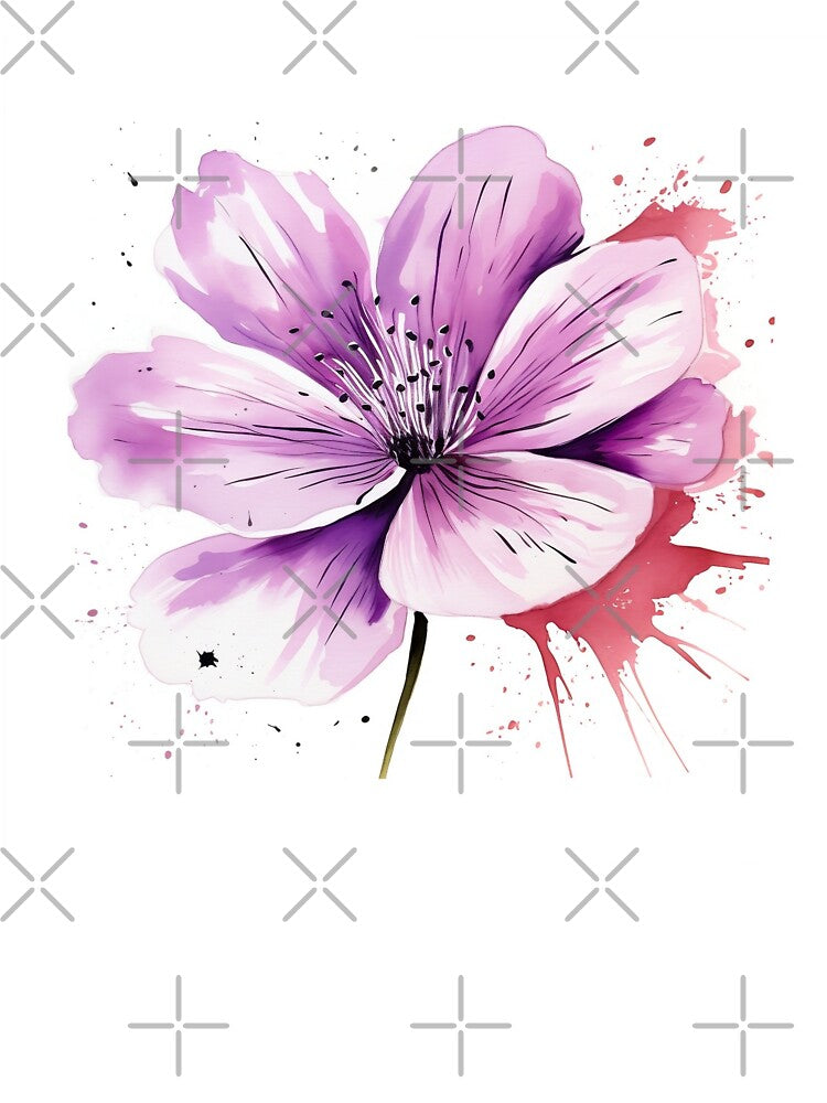Watercolor flower digital print by dcrc T-Shirts, Hoodie, Sweatshirt | BlankRebels.com (Image 3)