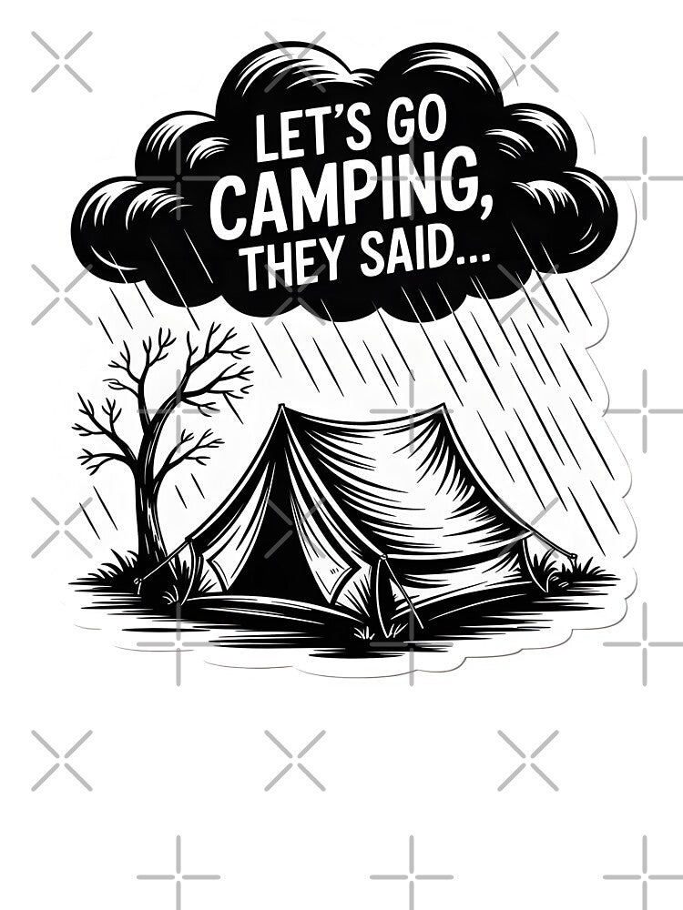 Let’s Go Camping, They Said – Funny Rain Camping by MrFrostBear T-Shirts, Hoodie, Sweatshirt | BlankRebels.com (Image 3)