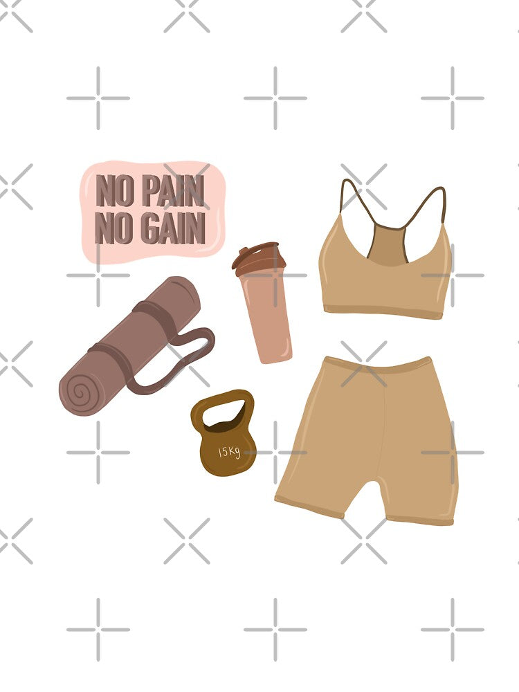 Neutral Gym Girl Aesthetic Stickers | Gym Sticker Pack | Workout Planner Stickers | Gym Essentials Sticker |... (Image 3)
