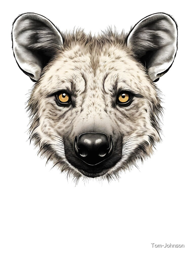 Wild Hyena Portrait 4 by Tom-Johnson T-Shirts, Hoodie, Sweatshirt | BlankRebels.com (Image 3)