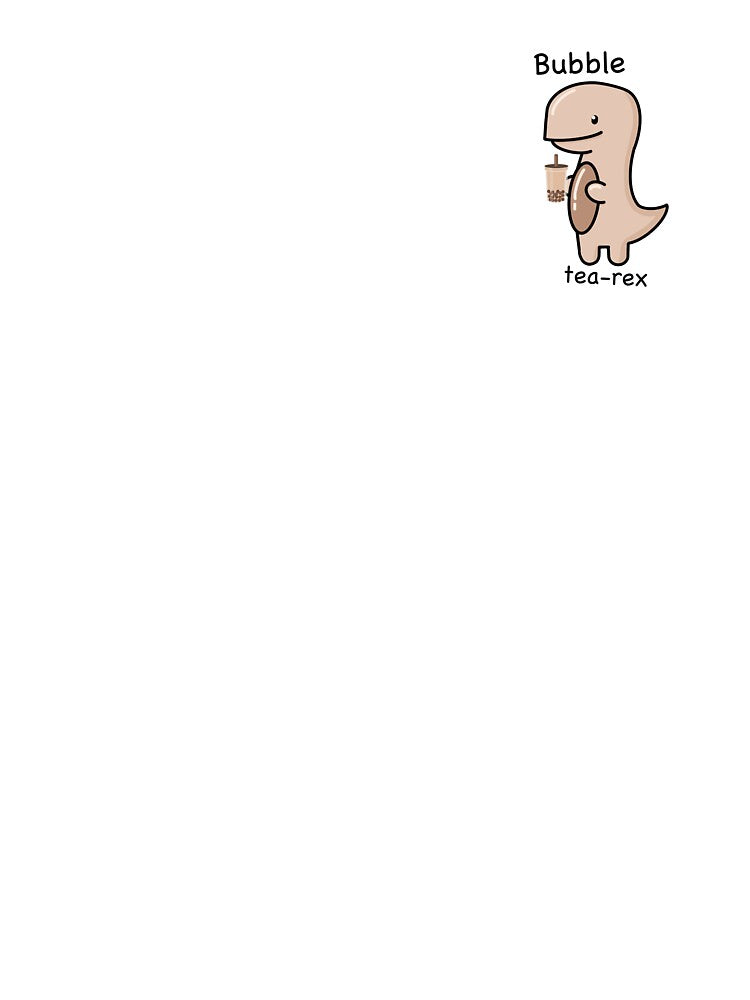 bubble tea-rex by Simon Hol T-Shirts, Hoodie, Sweatshirt | BlankRebels.com (Image 3)