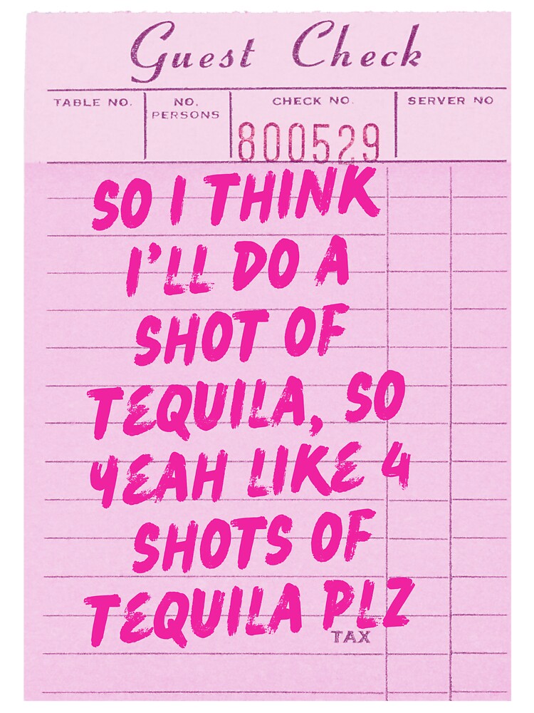 Funny Drinking Quote - One More Shot of Tequila by Zaddie A T-Shirts, Hoodie, Sweatshirt | BlankRebels.com (Image 3)