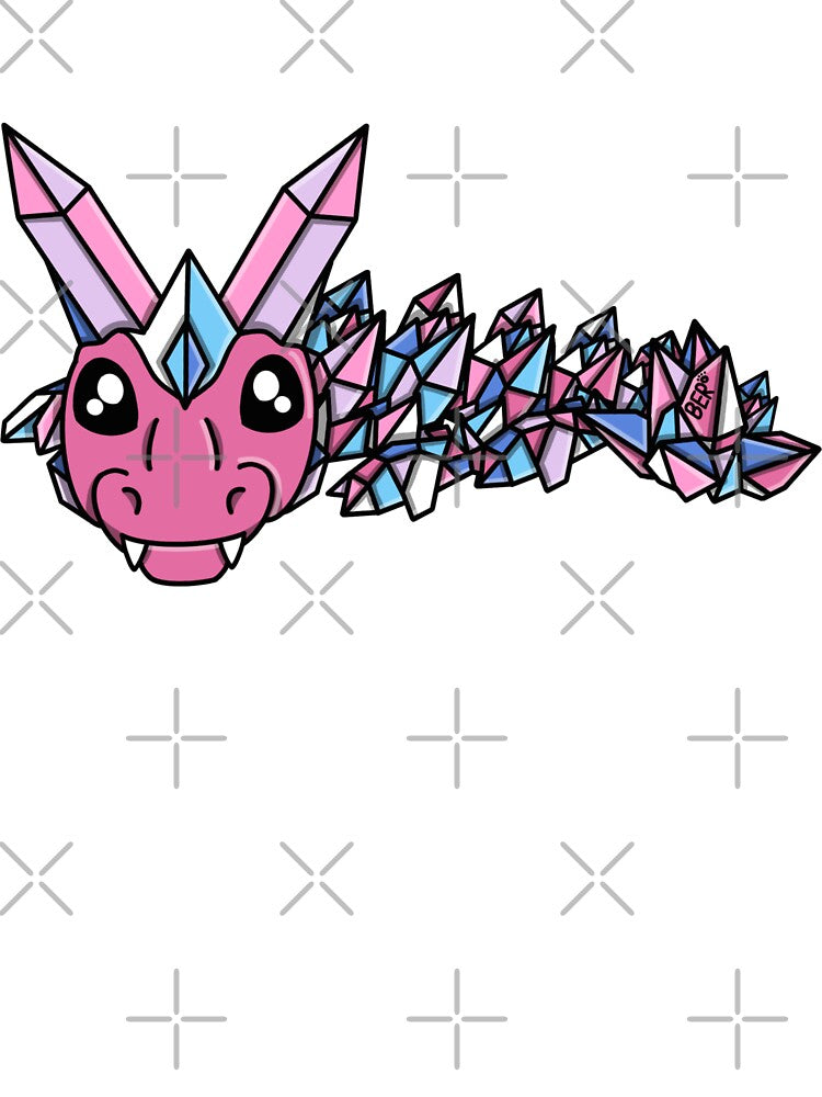 Bigender Pride Crystal Fidget Dragon by SentABear T-Shirts, Hoodie, Sweatshirt | BlankRebels.com (Image 3)