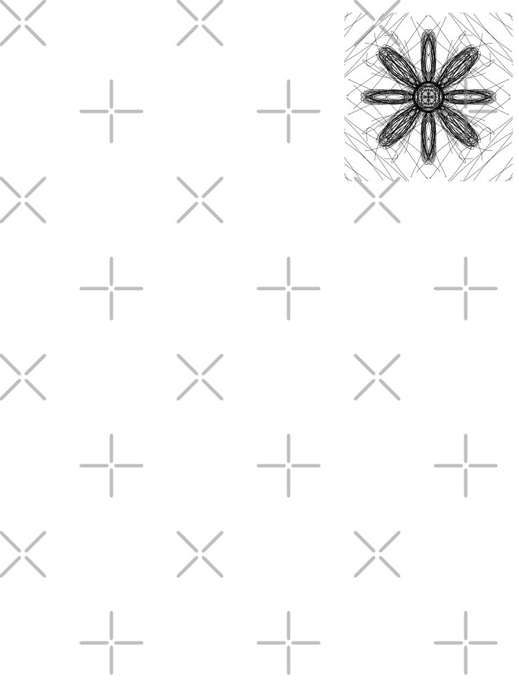 Simple Messy Line Art Flower by Allieonyt T-Shirts, Hoodie, Sweatshirt | BlankRebels.com (Image 3)