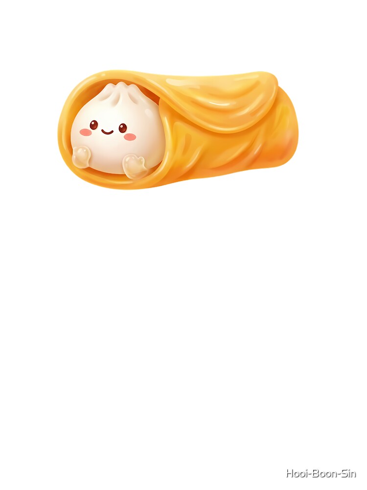 Cute Baorito Dumpling Burrito Fusion by Hooi-Boon-Sin T-Shirts, Hoodie, Sweatshirt | BlankRebels.com (Image 3)