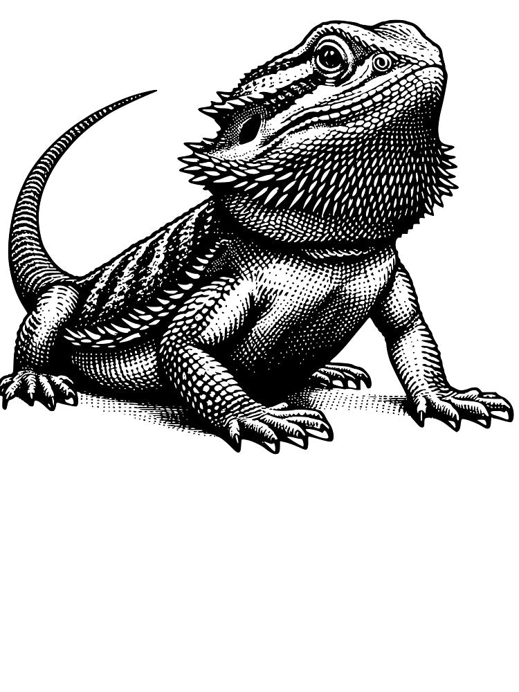 DAD Bearded Dragon Lizard, adorable family Animal lover by GermanArt40 T-Shirts, Hoodie, Sweatshirt (Image 3)