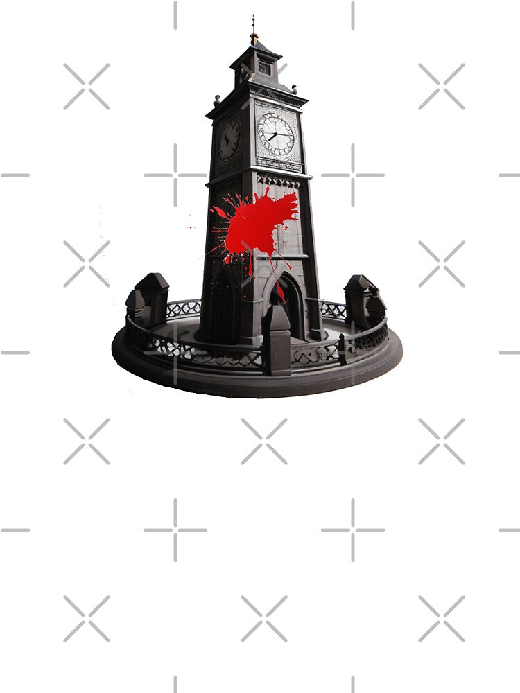 blood splattered on a clocktower by creative-cub T-Shirts, Hoodie, Sweatshirt | BlankRebels.com (Image 3)