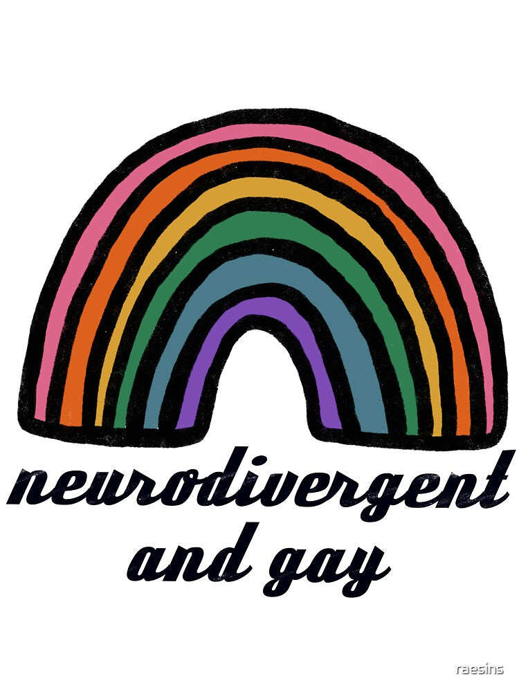 neurodivergent and gay by raesins T-Shirts, Hoodie, Sweatshirt | BlankRebels.com (Image 3)