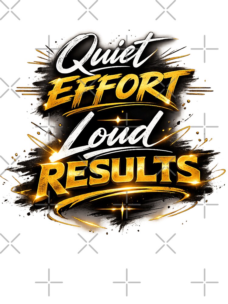 Quiet Effort Loud Results – Bold Motivational by ProDesigns-KM T-Shirts, Hoodie, Sweatshirt | BlankRebels.com (Image 3)