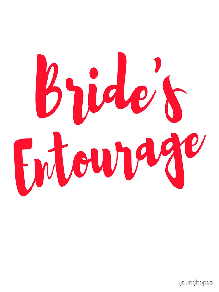 Bride's Entourage Bachelorette Party Wedding by younghopes T-Shirts, Hoodie, Sweatshirt | BlankRebels.com (Image 3)