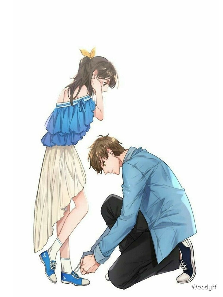 Anime couple by Weedyff T-Shirts, Hoodie, Sweatshirt | BlankRebels.com (Image 3)