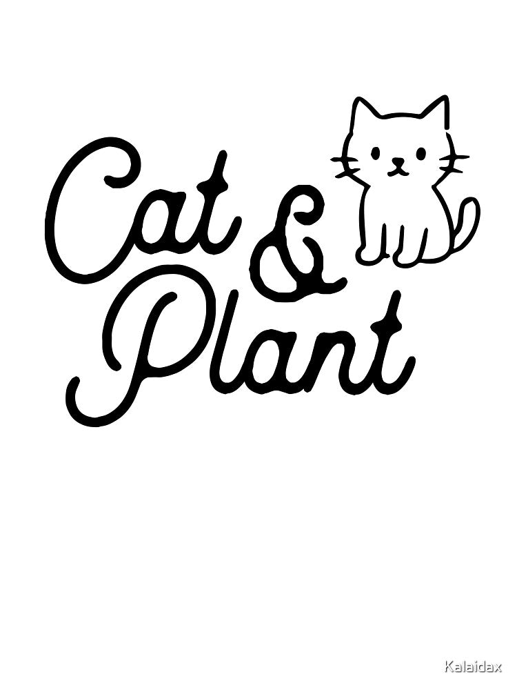 Minimalist Cat Plant Botanical Line Art Aesthetic by Kalaidax T-Shirts, Hoodie, Sweatshirt | BlankRebels.com (Image 3)