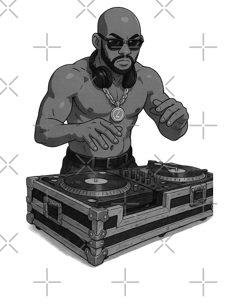DJ Bruce BW by tsanwo T-Shirts, Hoodie, Sweatshirt | BlankRebels.com (Image 3)