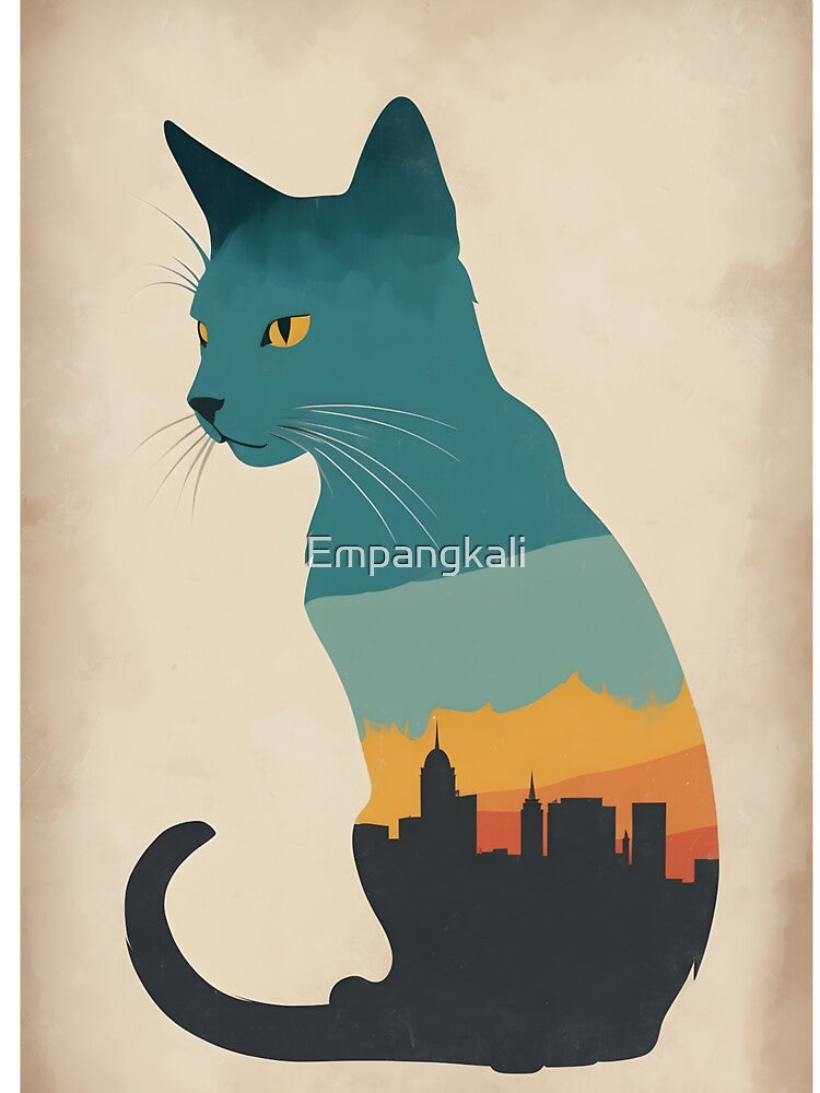 Retro Halloween Cat by Empangkali T-Shirts, Hoodie, Sweatshirt | BlankRebels.com (Image 3)
